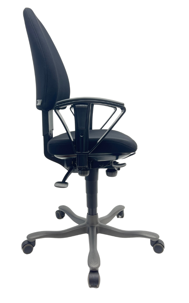 Refurbished Bureaustoel Kinnarps 6000 freefloat ronde rug