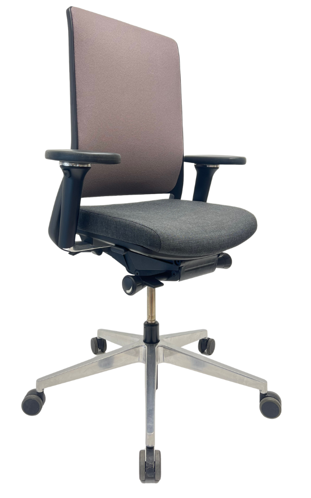 Bureaustoel Gispen Zinn chroom voetkruis